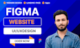 figma design, figma website, figma website design, website ui ux design in figma