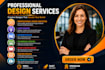 create professional image, logo, banner, thumbnail, book cover, poster, ai video
