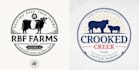create a agriculture cow farm logo design for you