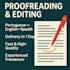 proofread and edit your documents and texts with quality and efficiency