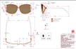 make technical drawings of eyewear eyeglasses for production