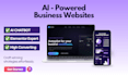 build an ai powered business website with chatbot automation
