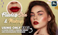 do beauty retouching, commercial, and makeup retouching