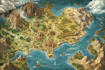 create custom fantasy map illustration
