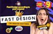 do great fast design or image editing