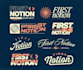 design a bold typographic logo