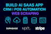 build ai saas app with crm ai software development web scraping pos automation