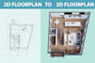 create 3d floorplan from your 2d floorplan