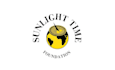 design unique sun light time logo