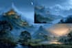 design detailed fantasy landscapes and environments