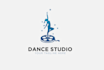 make high quality graceful dance studio logo