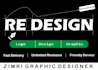 refresh and redesign your old logo into a creative new design