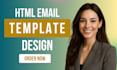 develop html email template design on klaviyo, mailerlite, stripo, brevo
