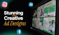 make stunning and creative ad images, post design