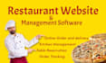 build restaurant booking and food delivery website