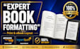 do book formatting, ebook formatting and layout design for kdp, ingramspark