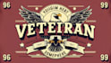 create awesome emblem veteran logo design