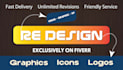 design redesign logo and any graphics