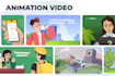 create a 2d animated explainer video for your app or startup