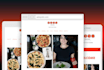 design a professional wordpress website for restaurants, cafeterias, suppliers