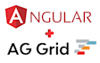 build a modern angular web application with responsive UI and ag grid