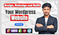 design responsive wordpress website or redesign