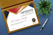 design award diploma and custom certificate