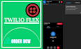 do twilio flex call center, IVR setup, studio flow,