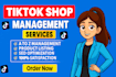 do tiktok shop dropshipping setup and  product reserach