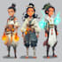 do 2d game characters and game assets