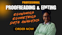 professionally proofread and edit economics, econometrics data analysis tasks