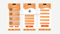 design a modern and creative mobile app UI in figma