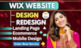 do wix website design, redesign for any business growth