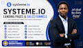 design systeme io funnel, landing page, course and membership website