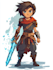 draw 2d game character illustration