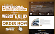 create professional website design in figma, website UI UX, and mockups