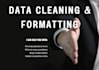 clean, merge and reformat your dataset