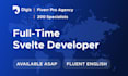 provide a full time svelte developer