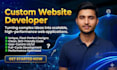 be your full stack web developer for custom website development