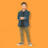 draw a cartoon vector portrait