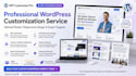 do wordpress customization service with modern responsive design