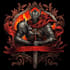 design medieval, fantasy,  gaming logo