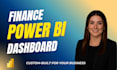 create you a finance power bi dashboard