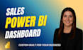 create you a sales power bi dashboard