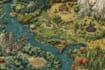 draw a fantasy map illustration isometric map