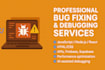 troubleshoot fix issues in web application, API, database, lovable bolt, ai