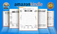 create unique word search book with mockup for amazon KDP