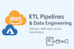build scalable data pipelines using etl elt pyspark sql AWS glue adf databricks