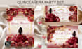 design a luxury royal quinceanera party set