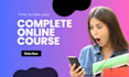 create online course creation, complete online course, lesson plan